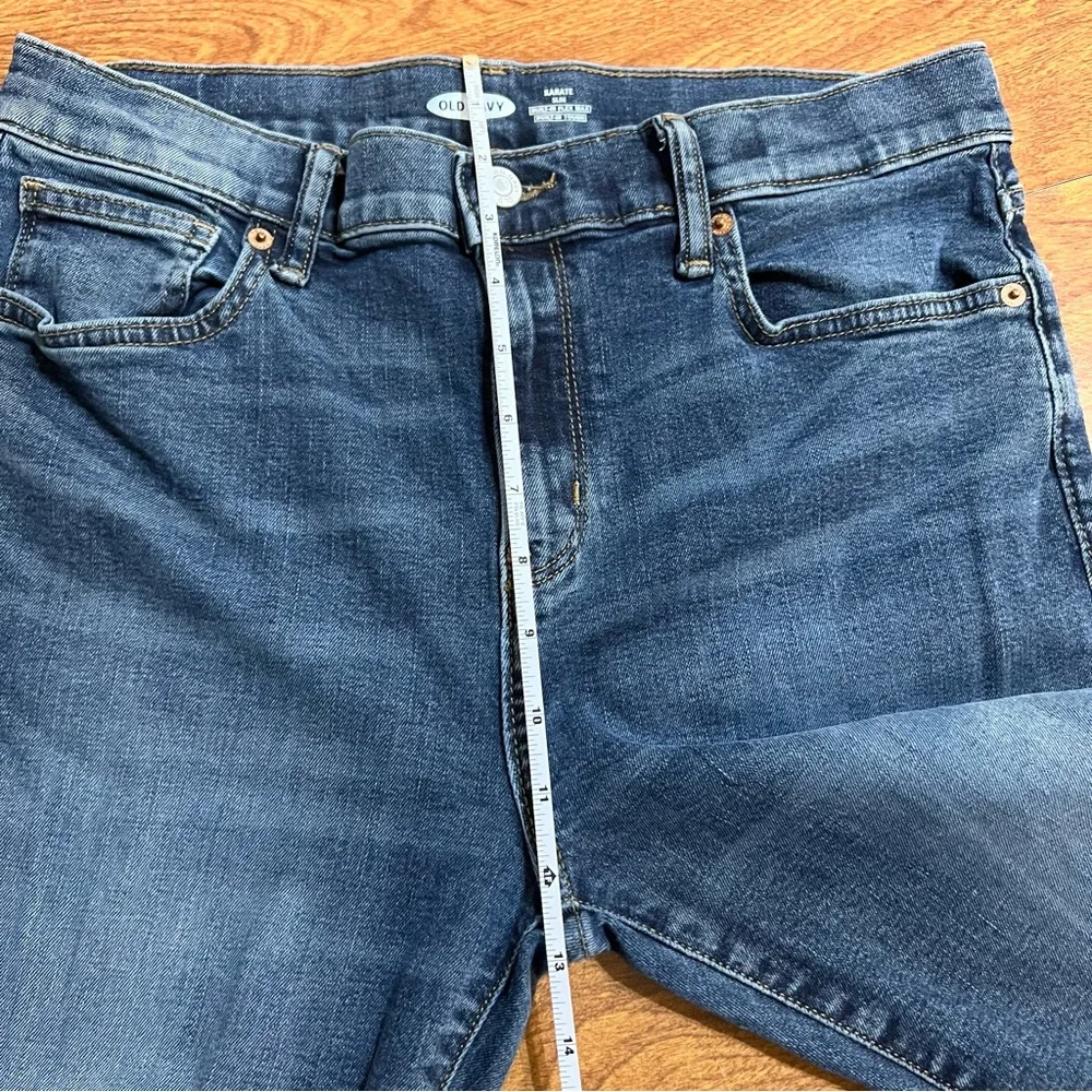 Old Navy Karate Slim Built in Flex Max Distressed Denim Jeans Kids size 18